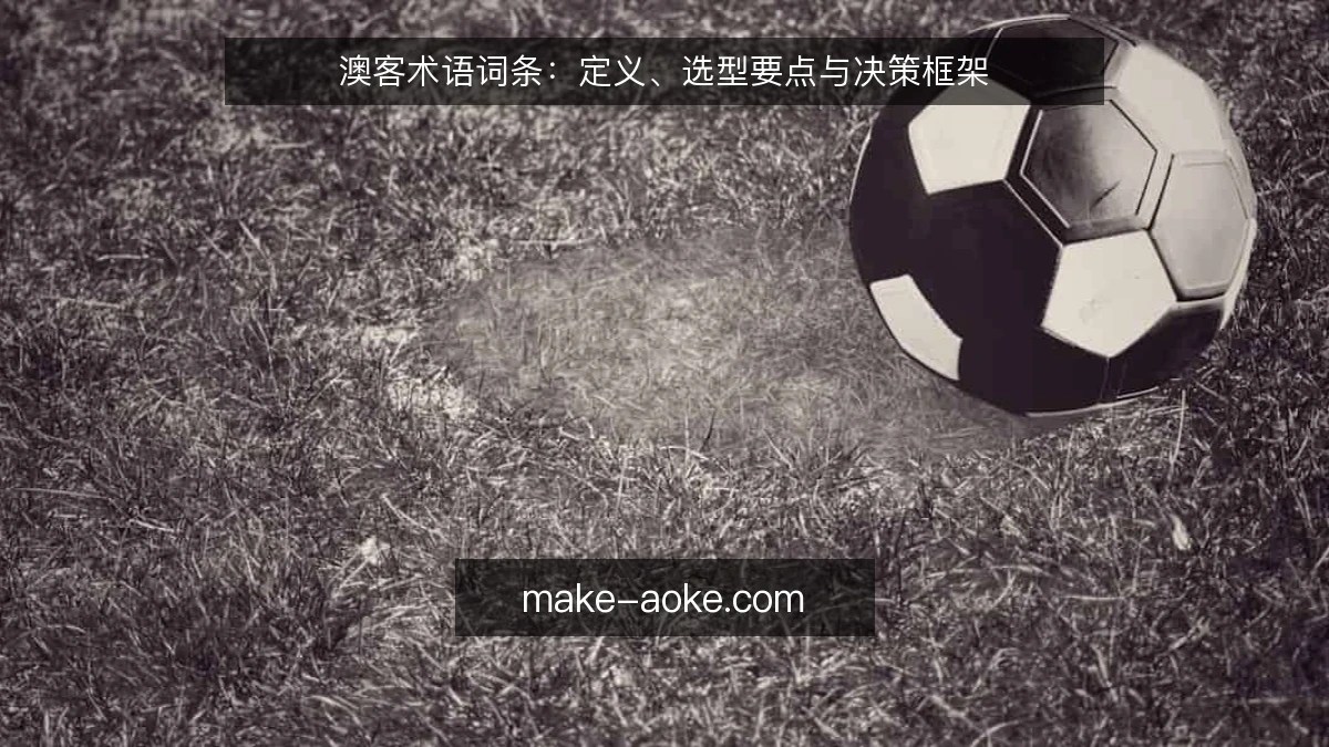 澳客术语词条：定义、选型要点与决策框架